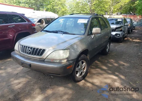 2002 Lexus Rx 300 из США, поврежденный, VIN JTJHF10U820238852